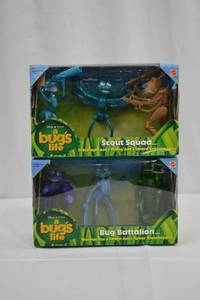 lot 117 image: Disney Pixars A Bugs Life Scout Squad & Bug Battalion Figures