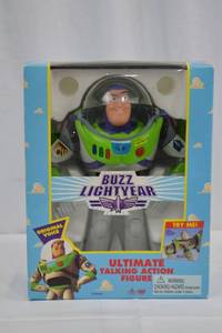 lot 118 image: Disney Buzz Lightyear Ultimate Talking Action Figure - Toy Story