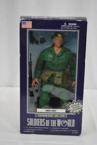 lot 132 image: Soldiers of the World Green Beret Vietnam War, 1961-1975, 12-inch Figure