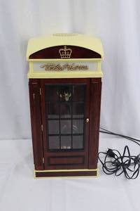 lot 177 image: Vintage Style Wooden Telephone Booth - Rotary Dial Decor