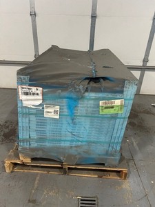 lot 5 image: MSI Pallet of 56- Pavia Gray 24 in. x 48 in. Polished Porcelain Quartzite Look Floor and Wall Tile (total of 448 sq. ft.) Retail Value of $1,693.44