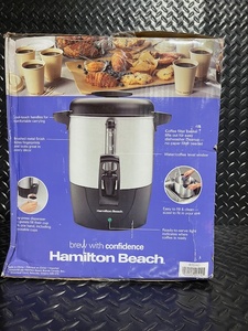 Hamilton Beach Dispensing Coffee Urn - 40-Cup Capacity, Original Box