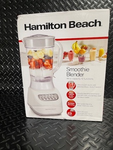lot 12 image: Hamilton Beach Smoothie Blender 650W 48 oz - 12 Functions