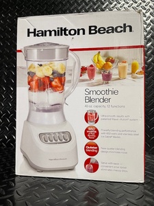 lot 32 image: Hamilton Beach Smoothie Blender 48 oz - 12 Functions