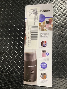 lot 35 image: Hamilton Beach Personal Blender 51190F - 14 oz Travel Jar