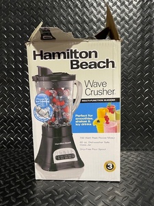 lot 37 image: Hamilton Beach Wave Crusher Blender 700W 40 oz Glass Jar