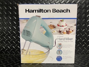 lot 46 image: Hamilton Beach 6-Speed Hand Mixer with Snap-On Case