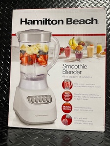lot 96 image: Hamilton Beach Smoothie Blender - 48oz Jar, 650W, 12 Functions