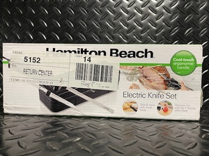 lot 104 image: Hamilton Beach Electric Knife Set