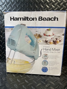 lot 117 image: Hamilton Beach 6-Speed Hand Mixer - Includes Snap-On Case