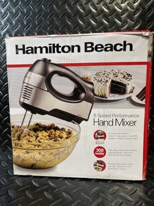 lot 119 image: Hamilton Beach Hand Mixer 6-Speed 300W
