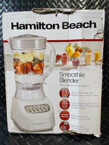 lot 120 image: Hamilton Beach Smoothie Blender 48 oz Pitcher - 12 Functions
