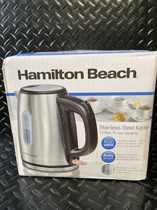 lot 125 image: Hamilton Beach Stainless Steel Kettle 1.2L 1500W