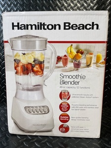 lot 130 image: Hamilton Beach Smoothie Blender 48 oz - 12 Functions