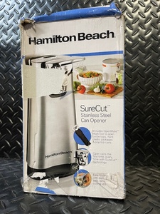 lot 137 image: Hamilton Beach SureCut Stainless Steel Can Opener
