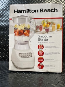 lot 142 image: Hamilton Beach Smoothie Blender 48 oz Jar - 12 Functions, 650W