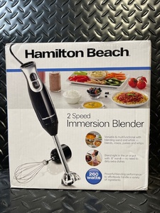 lot 144 image: Hamilton Beach 2-Speed Immersion Blender 260W with 8-Inch Wand