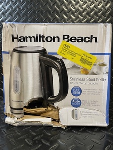 lot 146 image: Hamilton Beach Stainless Steel Kettle 1.2L 1500W