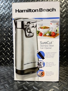 lot 150 image: Hamilton Beach SureCut Stainless Steel Can Opener