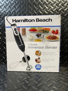lot 151 image: Hamilton Beach 2-Speed Immersion Blender With Attachments