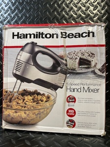 lot 152 image: Hamilton Beach Hand Mixer 6-Speed 300W