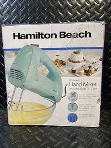 lot 153 image: Hamilton Beach Hand Mixer 6-Speed - Snap-On Case