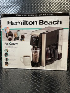 lot 157 image: Hamilton Beach FlexBrew Advanced 5-in-1 Coffee Maker