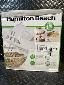 lot 163 image: Hamilton Beach 6-Speed Hand Mixer