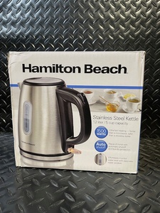 lot 171 image: Hamilton Beach Stainless Steel Kettle 1.2L 1500W