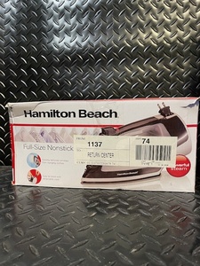 lot 174 image: Hamilton Beach 14289F Full-Size Nonstick Iron