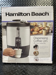 lot 179 image: Hamilton Beach 40-Cup Dispenser Coffee Urn