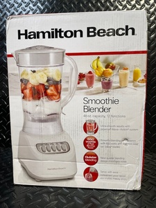 lot 185 image: Hamilton Beach Smoothie Blender 48 oz - 12 Functions