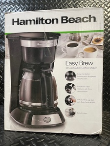 lot 195 image: Hamilton Beach Easy Brew 12-Cup Switch Coffee Maker