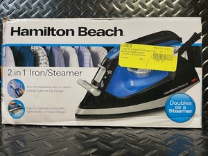 lot 196 image: Hamilton Beach 2-in-1 IronSteamer 14525F