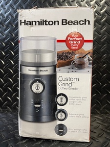 lot 208 image: Hamilton Beach Custom Grind Coffee Grinder