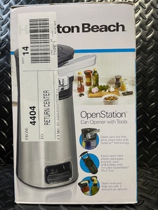 lot 219 image: Hamilton Beach OpenStation Can Opener with Tools