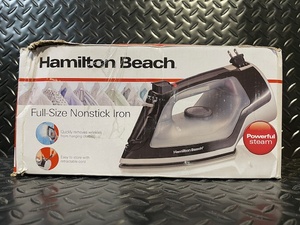 lot 222 image: Hamilton Beach Full-Size Nonstick Iron - Powerful Steam