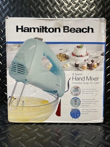 lot 238 image: Hamilton Beach 6-Speed Hand Mixer - Snap-On Case Included