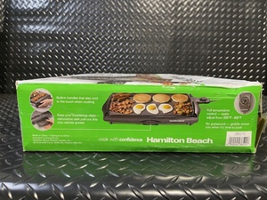 lot 242 image: Hamilton Beach Durathon Ceramic Griddle