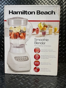 lot 245 image: Hamilton Beach Smoothie Blender 48 oz - 12 Functions