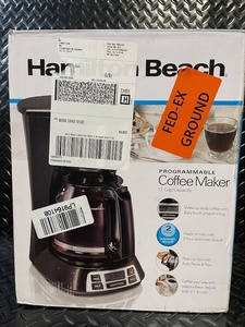 lot 251 image: Hamilton Beach 12-Cup Programmable Coffee Maker