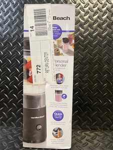 lot 261 image: Hamilton Beach 51190F Personal Blender - 14-oz Travel Jar