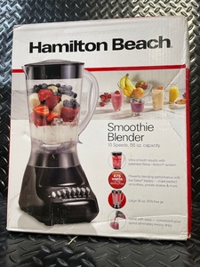 lot 265 image: Hamilton Beach Smoothie Blender 56 oz 10 Speeds