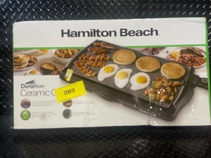 lot 266 image: Hamilton Beach Durathon Ceramic Electric Griddle