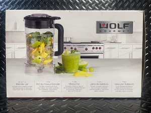 lot 268 image: Wolf Gourmet Blender 32 oz Jar (1 L)