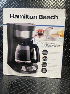 lot 290 image: Hamilton Beach Programmable Coffee Maker 12-Cup Capacity