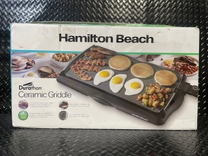 lot 291 image: Hamilton Beach Durathon Ceramic Griddle