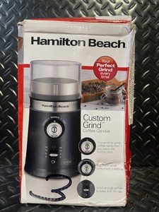 lot 298 image: Hamilton Beach Custom Grind Coffee Grinder