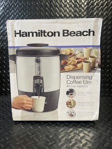 lot 305 image: Hamilton Beach 40514G 40-Cup Coffee Urn