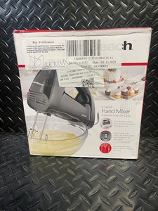 lot 306 image: Hamilton Beach Hand Mixer 6-Speed with Snap-On Case